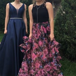 Prom dress floral